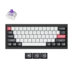 Keychron Q4 HE (Q4H-C1) QMK Wireless Custom Hall Effect Keyboard Purple Switch 60% US Layout