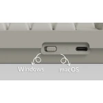 Keychron C2 Pro (C2PX-M1) QMK/VIA Mechanical Red Switch - 8K Polling Rate Hot Swap.100% US Retro RGB - Image 3