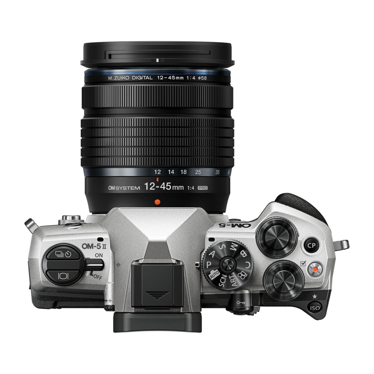 Olympus OM-5 II 1245 Kit silver, OM-5 II body silver, M.Zuiko Digital 12-45mm F4 PRO lens Black - Image 2