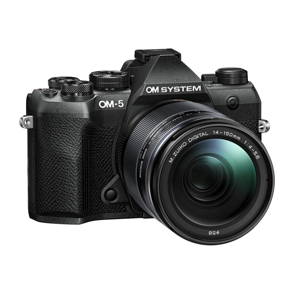 Olympus OM-5 II 1415-2 Kit black, OM-5 II body black, M.Zuiko Digital 14-150mm F4-5.6 II lens black - Image 2