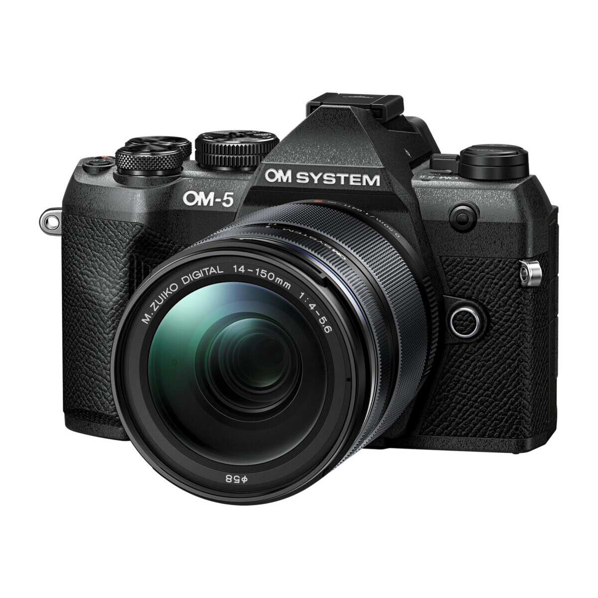 Olympus OM-5 II 1415-2 Kit black, OM-5 II body black, M.Zuiko Digital 14-150mm F4-5.6 II lens black - Image 3