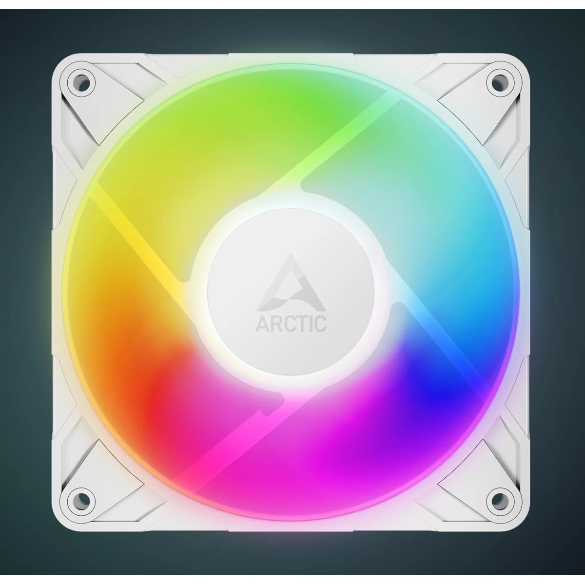 Arctic P12 Pro A-RGB (White)  - 3 Pack - PWM 120mm Case Fan Value Pack - max 3000 RPM - PWM regulate - Image 3