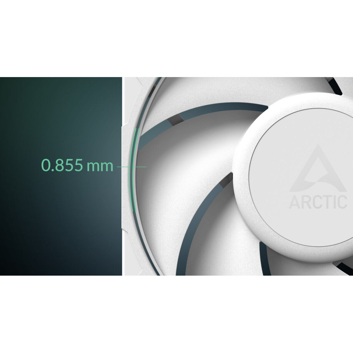 Arctic P12 Pro PST (White) - PWM 120mm Case Fan - fluid dynamic bearing - max 3000 RPM - PWM regulat - Image 5
