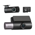 70mai Dash Cam 4K T800 & HD Rear Cam. & 512GB SD 3-Channel w/ Dual 4K, IMX678, HDR Night Vision, AI