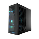 Arctic Xtender (Black) mirror black window with GPU vertical mount - Mid Tower Case w. A-RGB Fans - Image 3