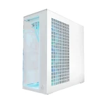 Arctic Xtender (White) transparent window w/o GPU vertical mount - Mid Tower Case w. A-RGB Fans - Image 4
