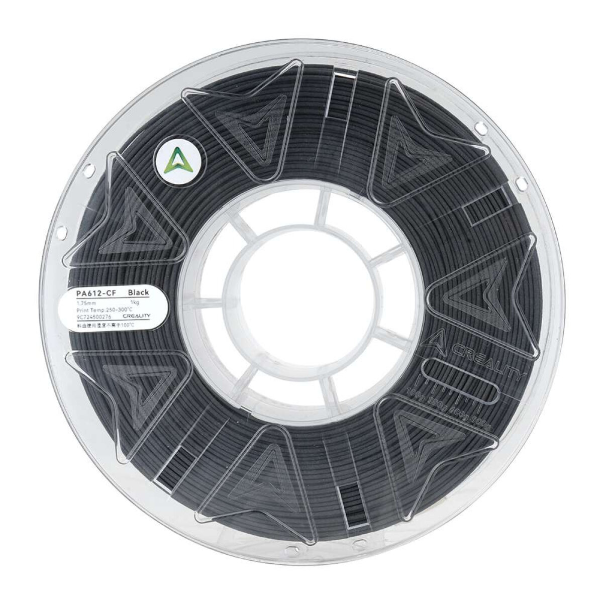 Creality Hyper PA612-CF Black Carbon Fiber 3D Printer Filament, Light Strong for Drones, 1 kg Spool1 - Image 2