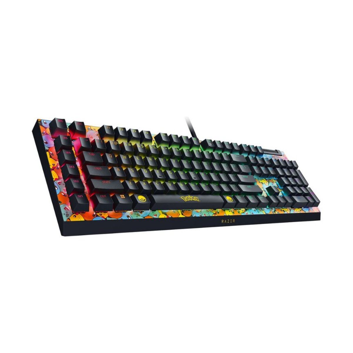 Razer BLACKWIDOW V4 X Pokemon Kanto Starters Ed. - RGB Gaming Mechanical Keyboard - Green Switch - Image 2