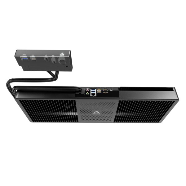 Arctic Senza 5500GT - Passively cooled mini-PC for Under Desk mount AMD Ryzen 5 16GB DDR4 1TB Win11