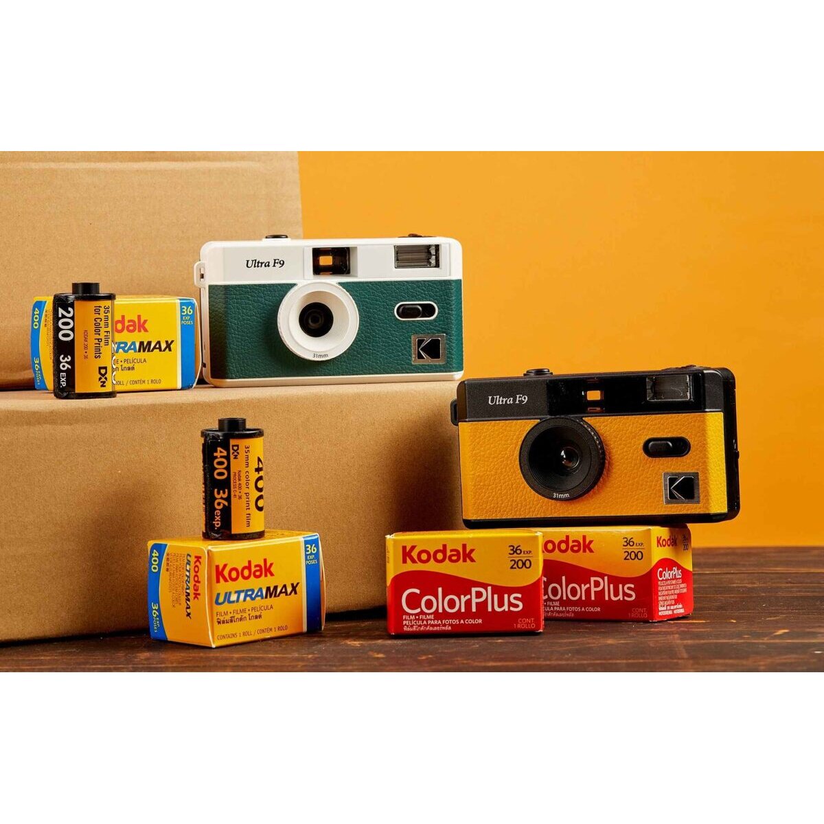 Kodak 35mm Camera Ultra F9 Dark Green Retro Film Camera - Image 2