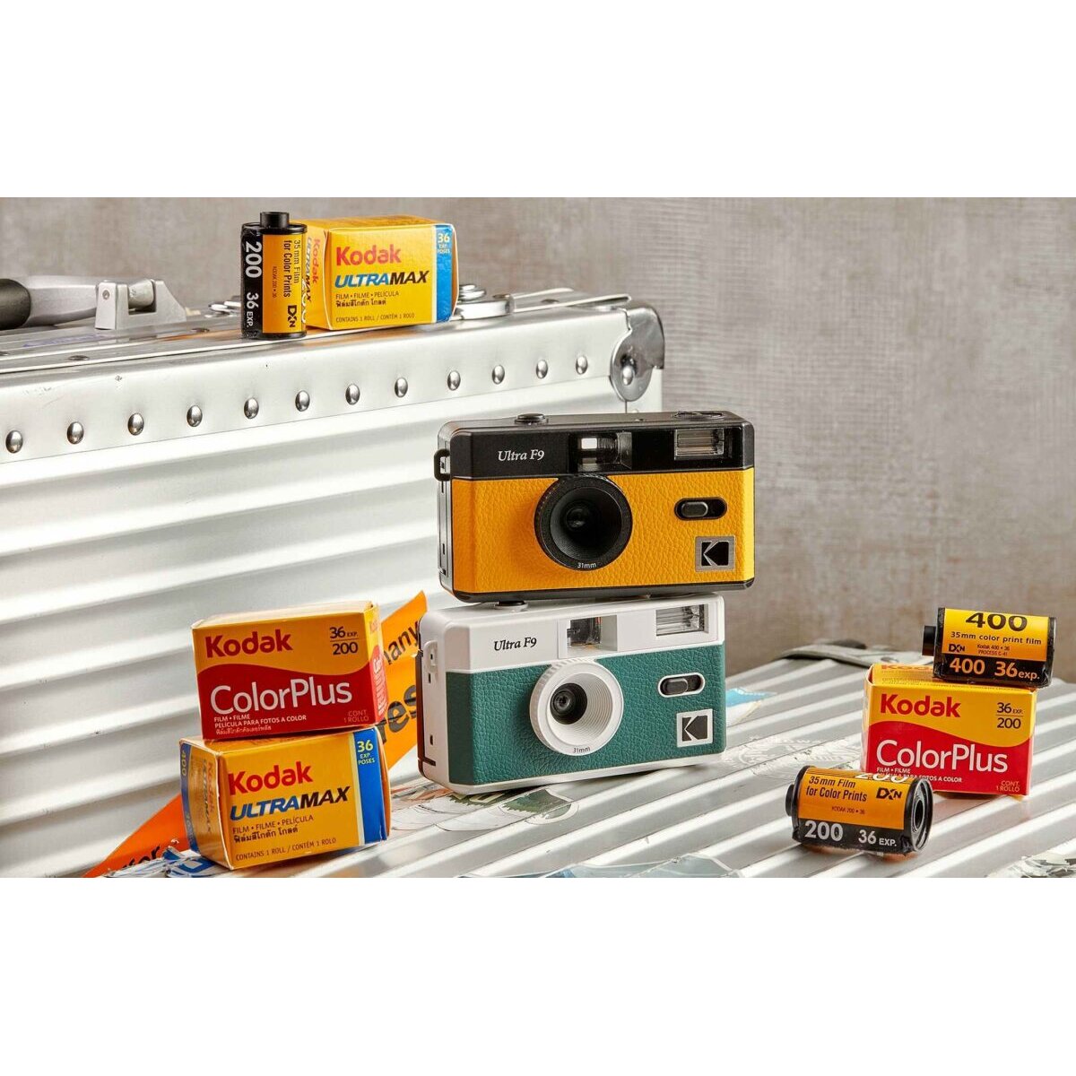 Kodak 35mm Camera Ultra F9 Yellow Retro Film Camera - Image 2