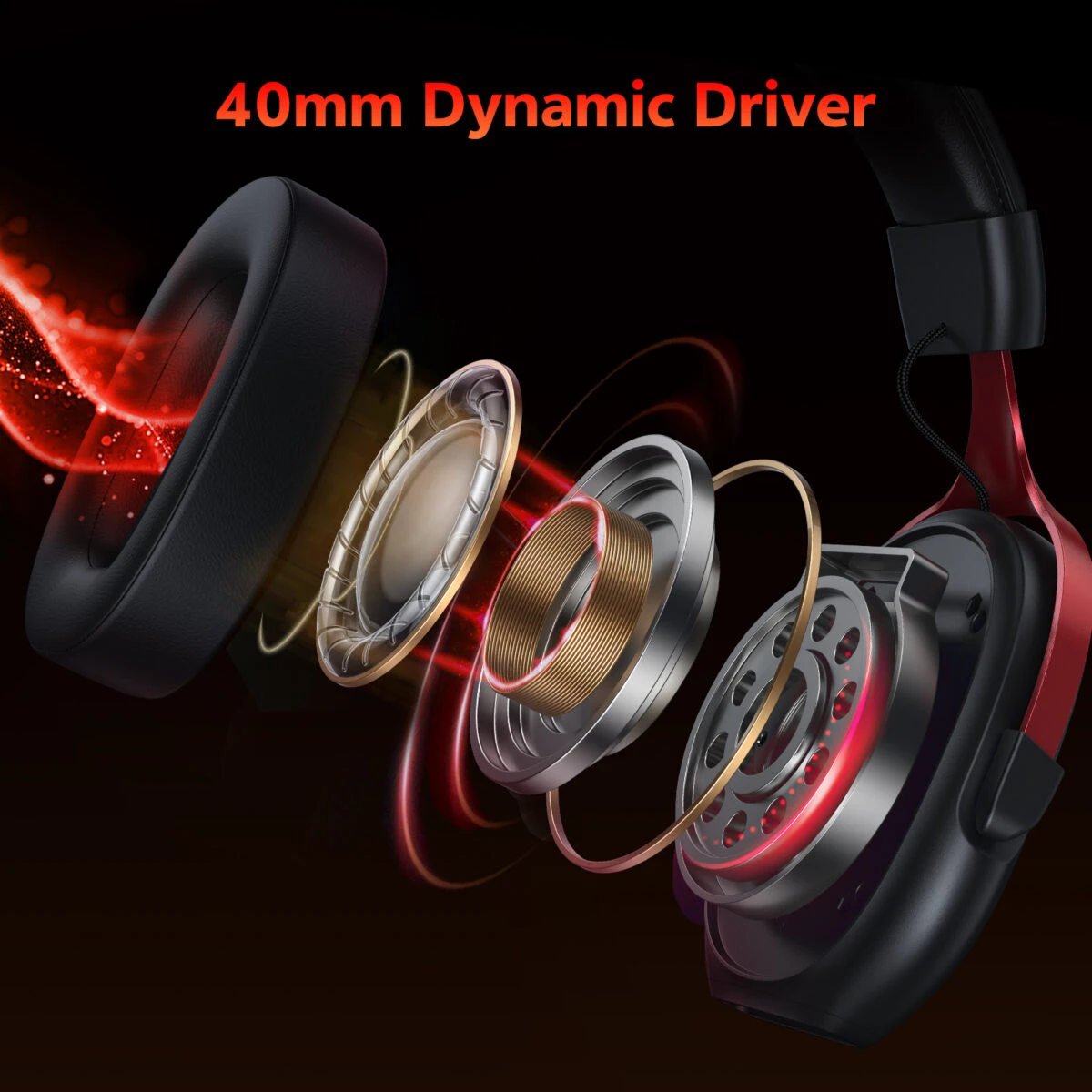 QCY Heroad VN200 PRO 7.1 USB - Wired RGB Gaming Headset PS4/PS5/PC - Image 4