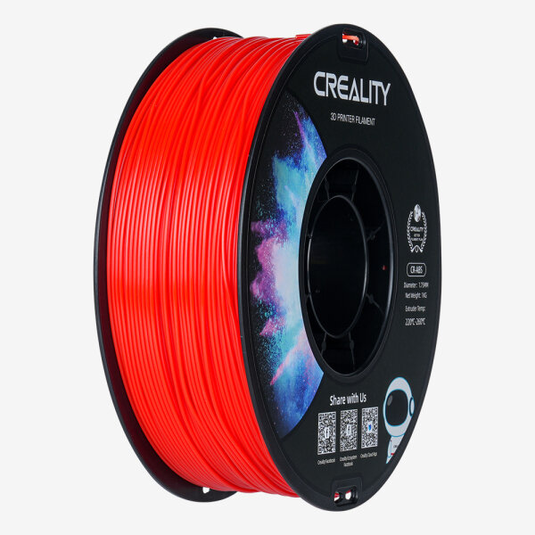 Creality CR-ABS Red 3D Printer Filament, Large Object Stability, Tensile Str. 43MPA, 1 kg Spool1.75