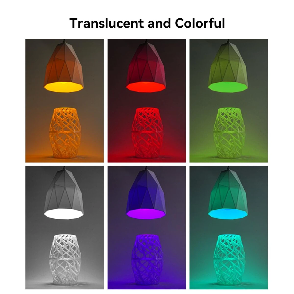 Creality Hyper-PETG Value Pack 2kg 2x Transparent 3D Printer Filament, fast print, 2kg 1.76 - Image 4