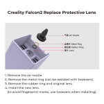 Creality Creality Falcon2 Replace Protective Lens for Falcon2 series - Image 3