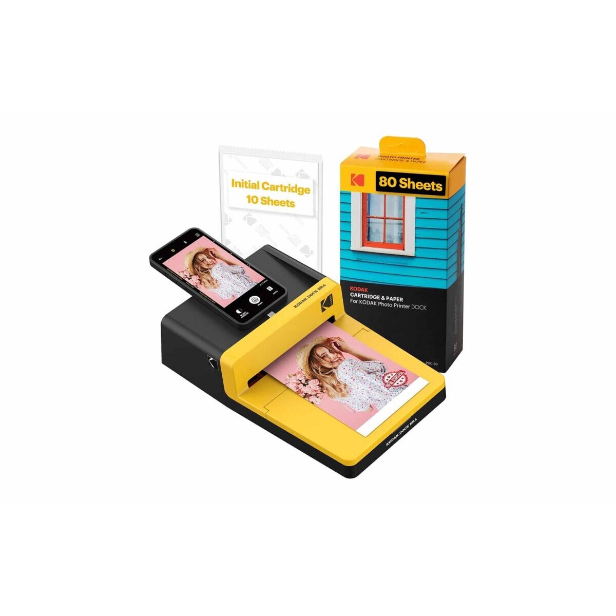 Kodak Dock Era 4PASS Wireless Smarphone Photo Printer (10 x 15 cm, 4x6inch) + 10 Sheet - Image 2