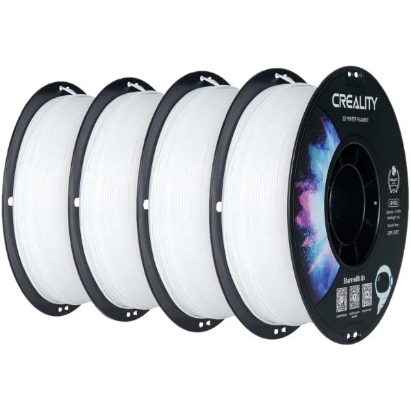 Creality CR-PETG Value Pack 4kg - 4x White 3D Printer Filament