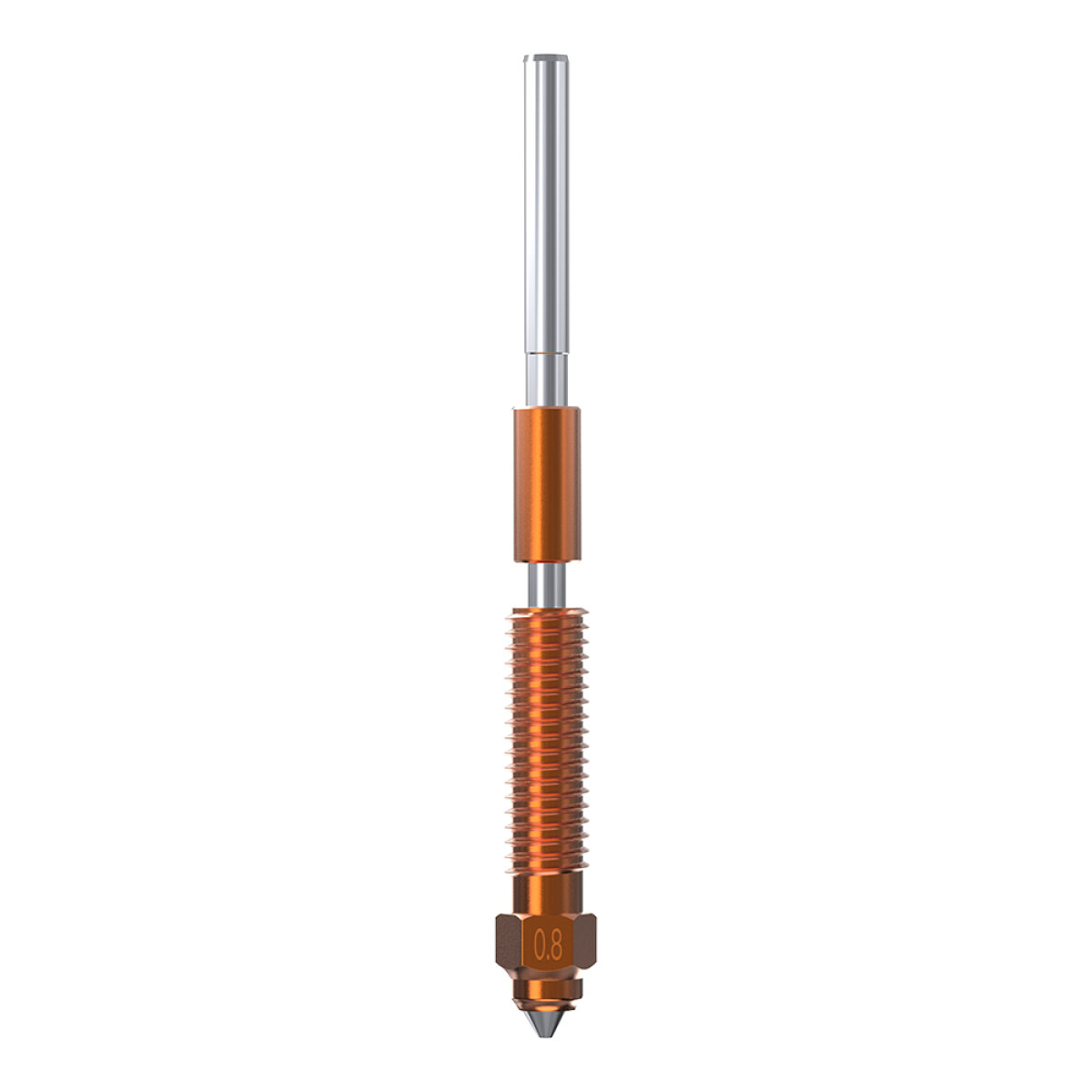 CREALITY Unicorn Nozzle quick-swap 0.8mm 1pc chrome zirconium copper K1,K1 Max,K1C,Ender-3 V3,-3V3P - Image 2