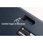 Keychron J5 (KJ5-H4Z) QMK Wireless Mechanical Keyboard Banana Switch Hot-Swap RGB 100% US Dark Blue - Image 4