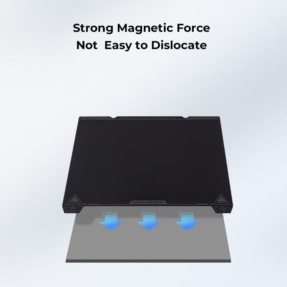 Creality K1 Max Smooth PEI Build Plate 315x310mm - K1 Max / Ender-3 V3 Plus - no magnetic sticker - Image 3