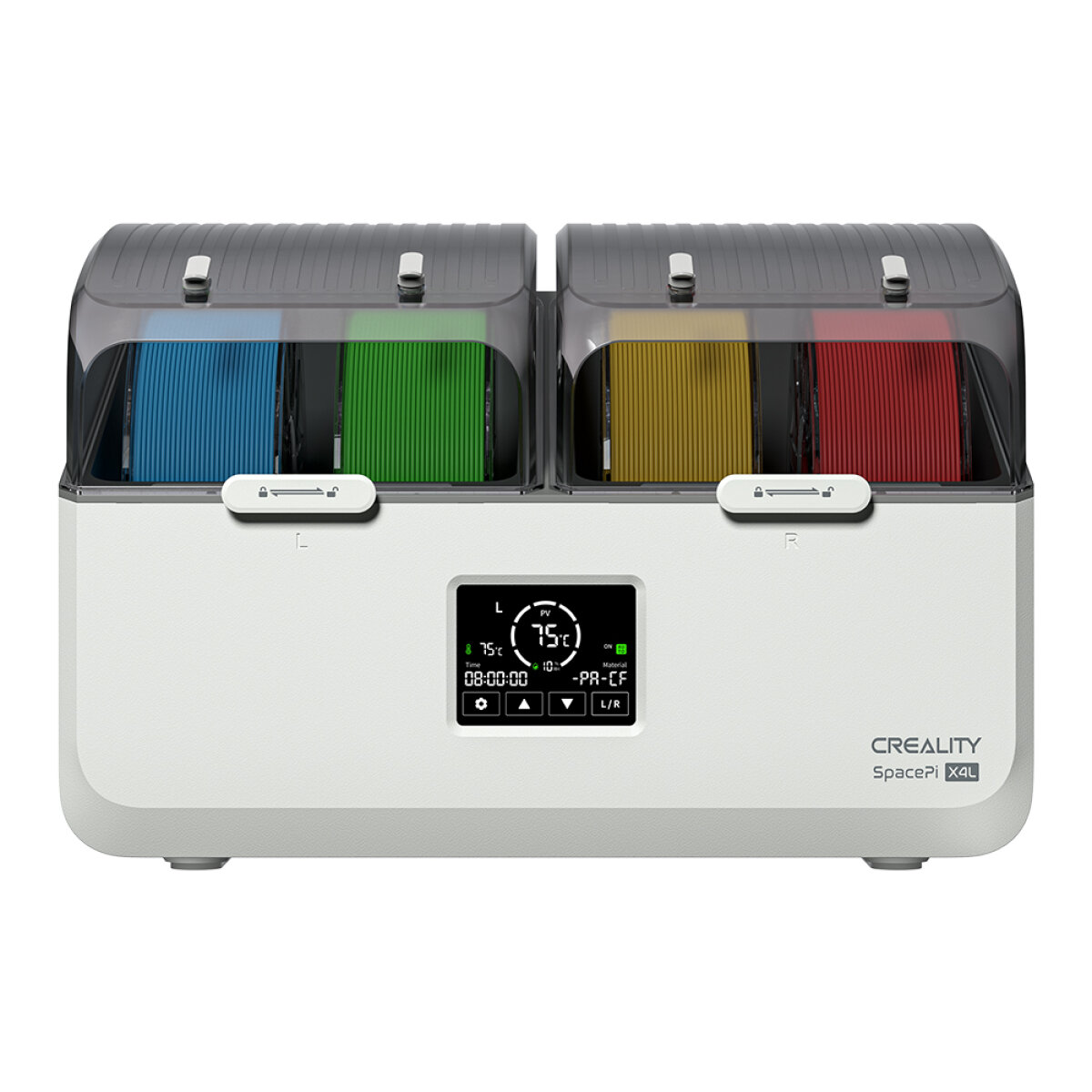 Creality Space Pi X4L Filament Dryer Dry Box for 4 Filaments Adjust 40-75c Small Screen for 12 types - Image 4
