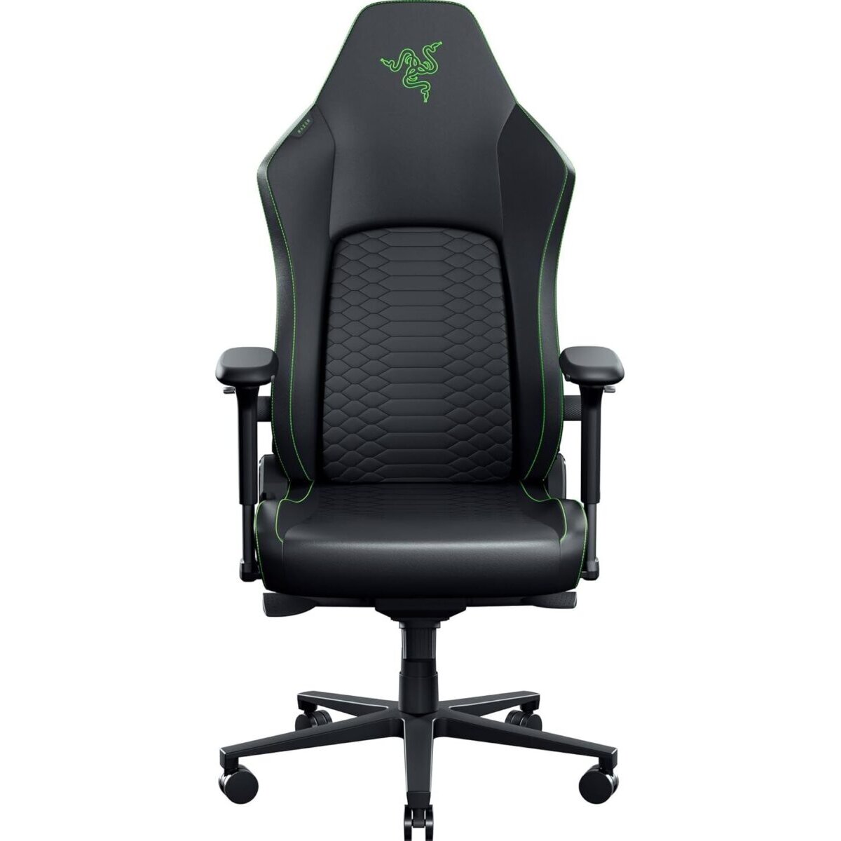 Razer Iskur V2 NewGen Black - Lumbar Support - Leather with CoolTouch - Steel Frame - 136 kg - Image 2
