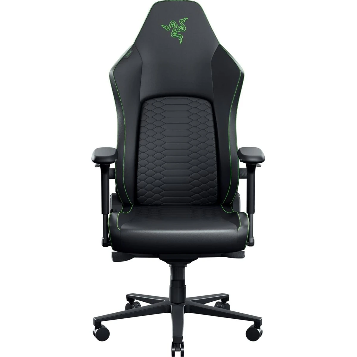 Razer Iskur V2 NewGen Black - Lumbar Support - Leather with CoolTouch - Steel Frame - 136 kg - Image 2