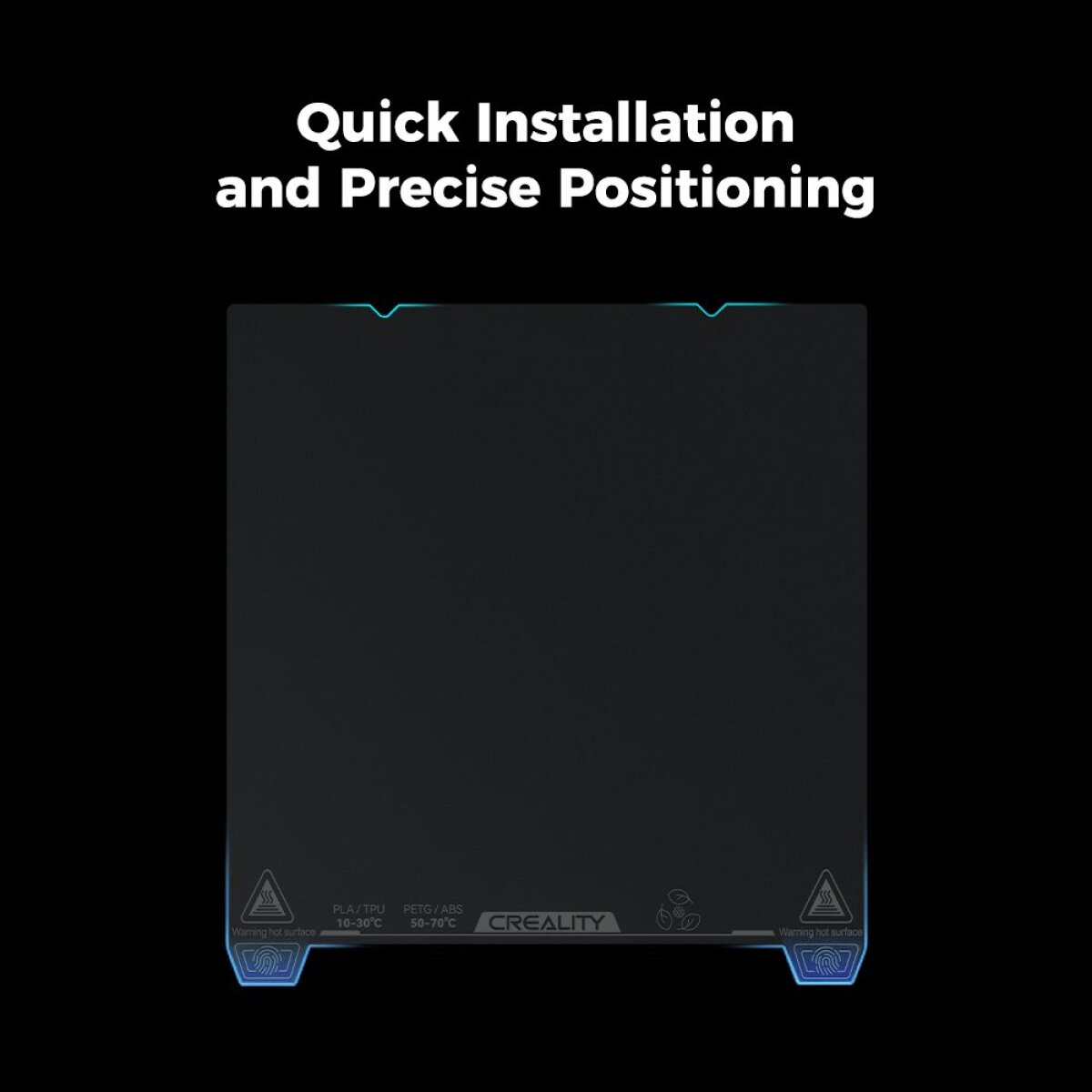Creality Low Temperature Cold Printing Build Plate 235x235 -Ender-3V3SE/3V3KE/CR10SE/3V3 & K1 - Image 2
