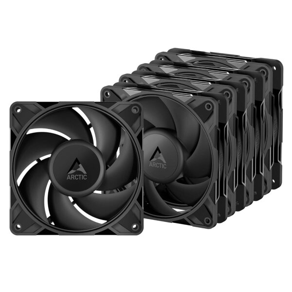 ARCTIC P12 Pro PST LN 5 Pack - 120mm Case Fan - Low Noise - PWM w. Splitter