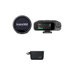 Insta360 Wireless Microphone Pro 1 TX+1 RX - 3-Mic Array, AI Noise Cancel, Custom Display