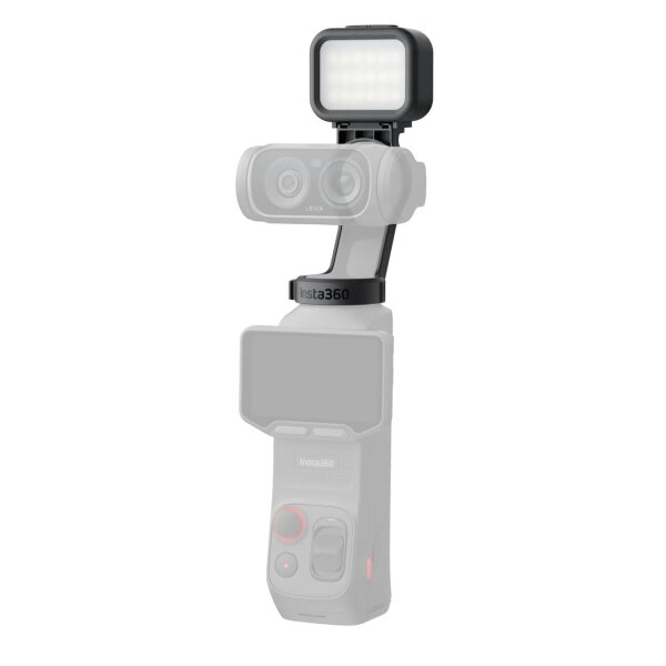 Insta360 Luna Ultra Mini Fill Light - Magnetic Mount, 4 Color Temp. for Low Light Shoot