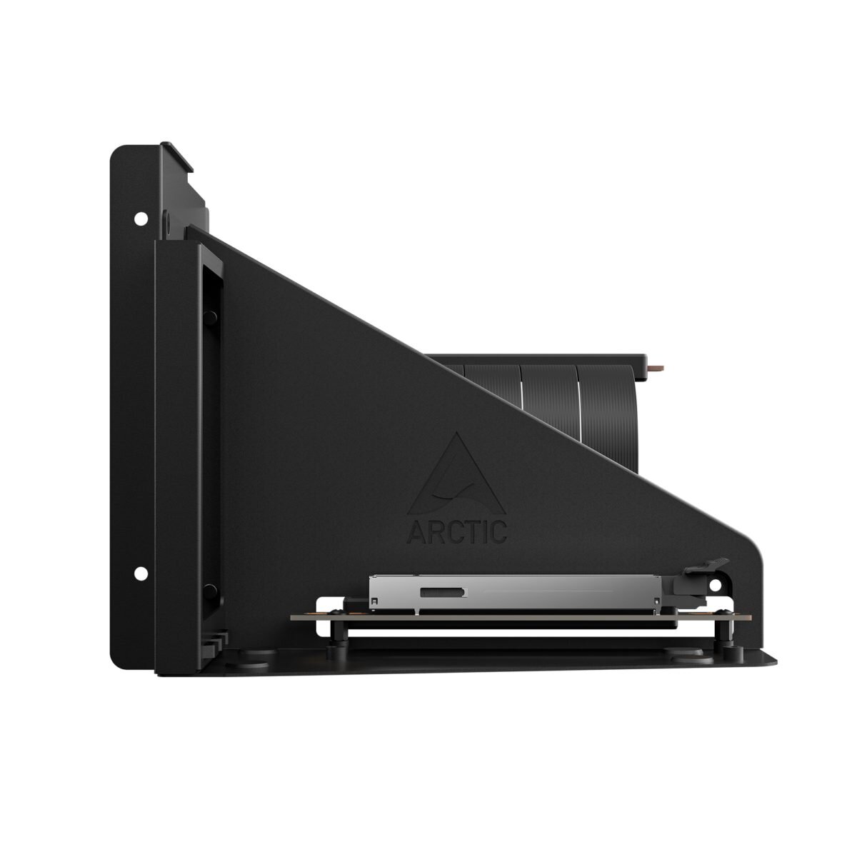 Arctic Accelero Vertical GPU Mount (Black) PCIe 4.0x16 riser cable 160mm - Image 3