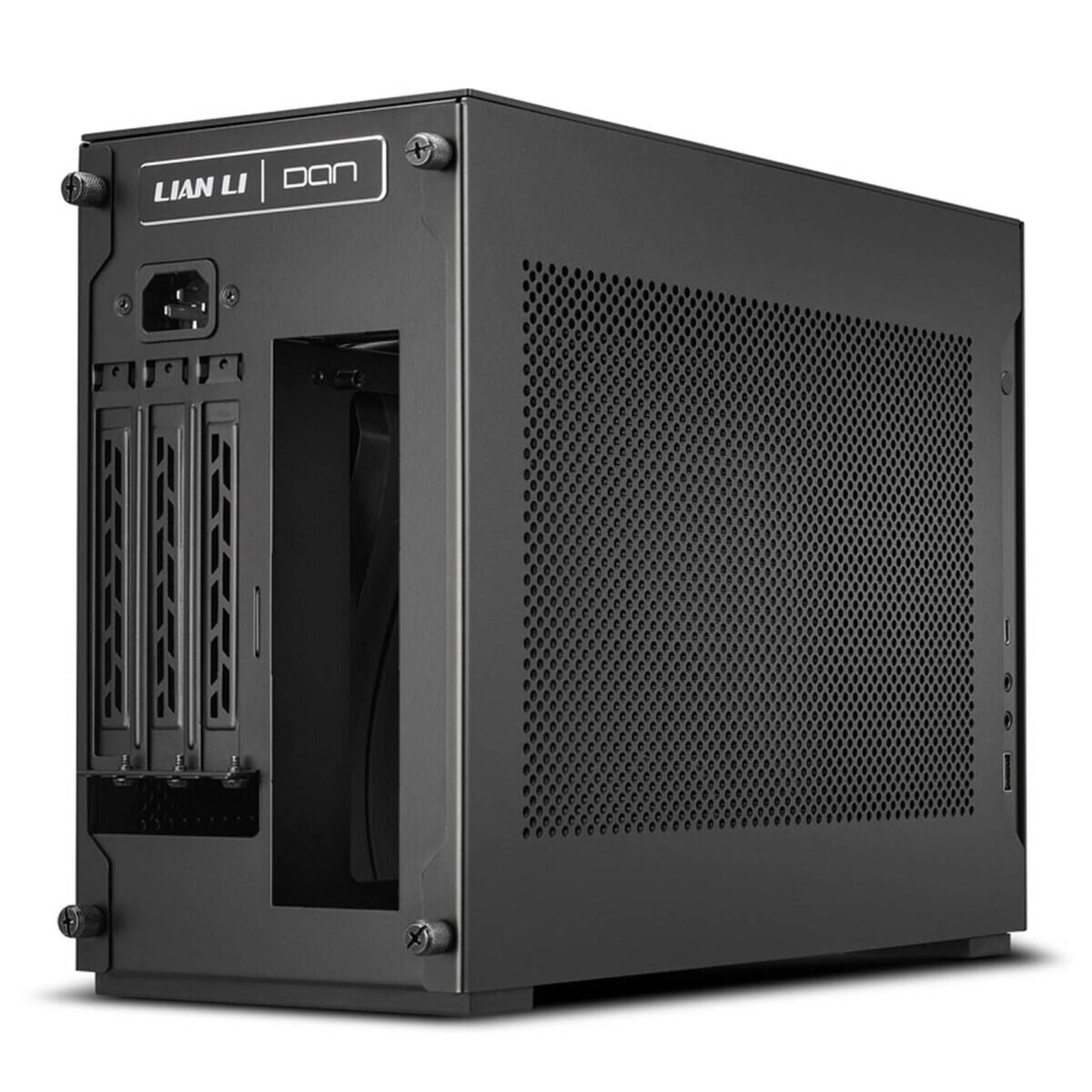 Lian Li A4-H2O PCIe 5 Black - Mini-ITX PC Gaming Case - GPU Clearance 322 mm - Aluminum - SFX PSU - Image 4