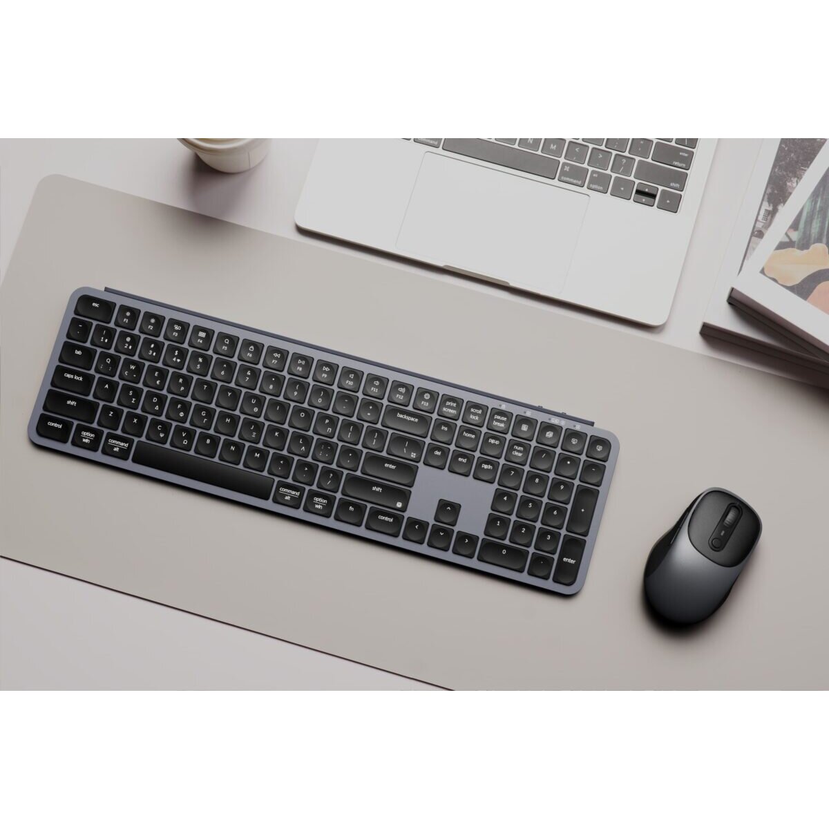 Keychron B6 Pro (B6P-K1-GR) Ultraslim Wireless BT Keyboard ZMK Online customization - Gray 100% GR - Image 4
