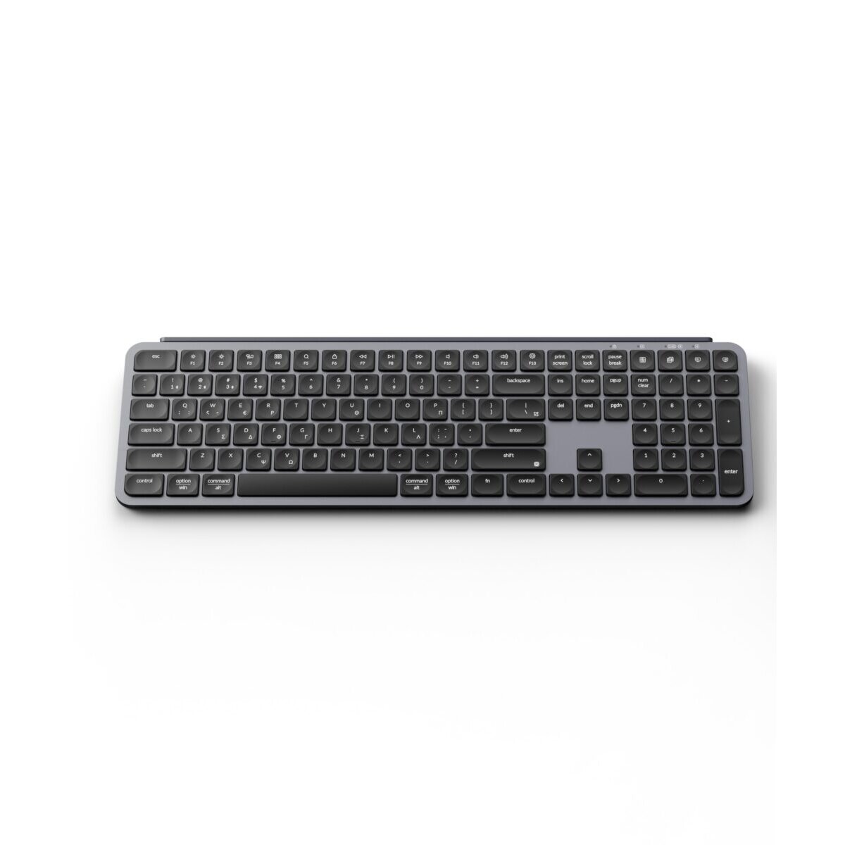 Keychron B6 Pro (B6P-K1-GR) Ultraslim Wireless BT Keyboard ZMK Online customization - Gray 100% GR - Image 3
