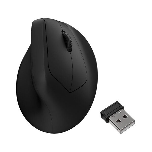 Keychron M5 (M5-A23) Wireless Ergonomic Vertical Mouse 8K Polling Rate Black