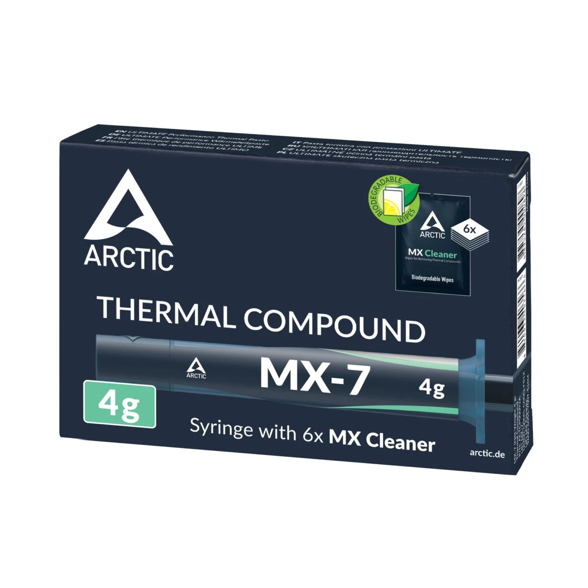 ARCTIC MX-7 (4g) with 6pcs MX Cleaner - High Performance Thermal Compound - Image 2