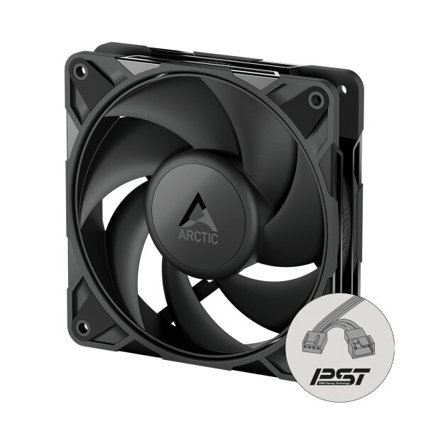 ARCTIC P12 Pro PST LN - 120mm Case Fan - Low Noise fluid dynamic - 2000 RPM - PWM w. Splitter
