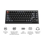 Keychron V1 Ultra (V1U-D1) QMK/VIA 8K Wireless Custom Mechanical Keyboard Red Switch RGB 75% US - Image 2