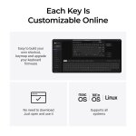Keychron V1 Ultra (V1U-D1) QMK/VIA 8K Wireless Custom Mechanical Keyboard Red Switch RGB 75% US - Image 4
