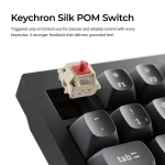Keychron V6 Ultra (V6U-D1) QMK/VIA 8K Wireless Custom Mechanical Keyboard Red Switch RGB 100% US - Image 4
