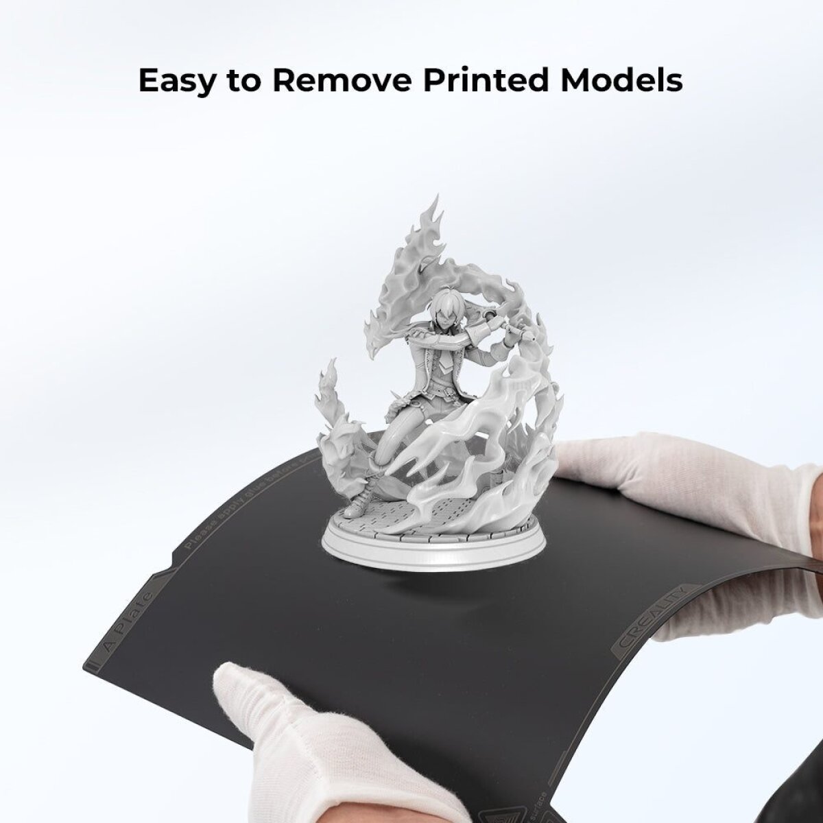 Creality K1 Max Smooth PEI Build Plate 315x310mm - K1 Max / Ender-3 V3 Plus - no magnetic sticker - Image 2