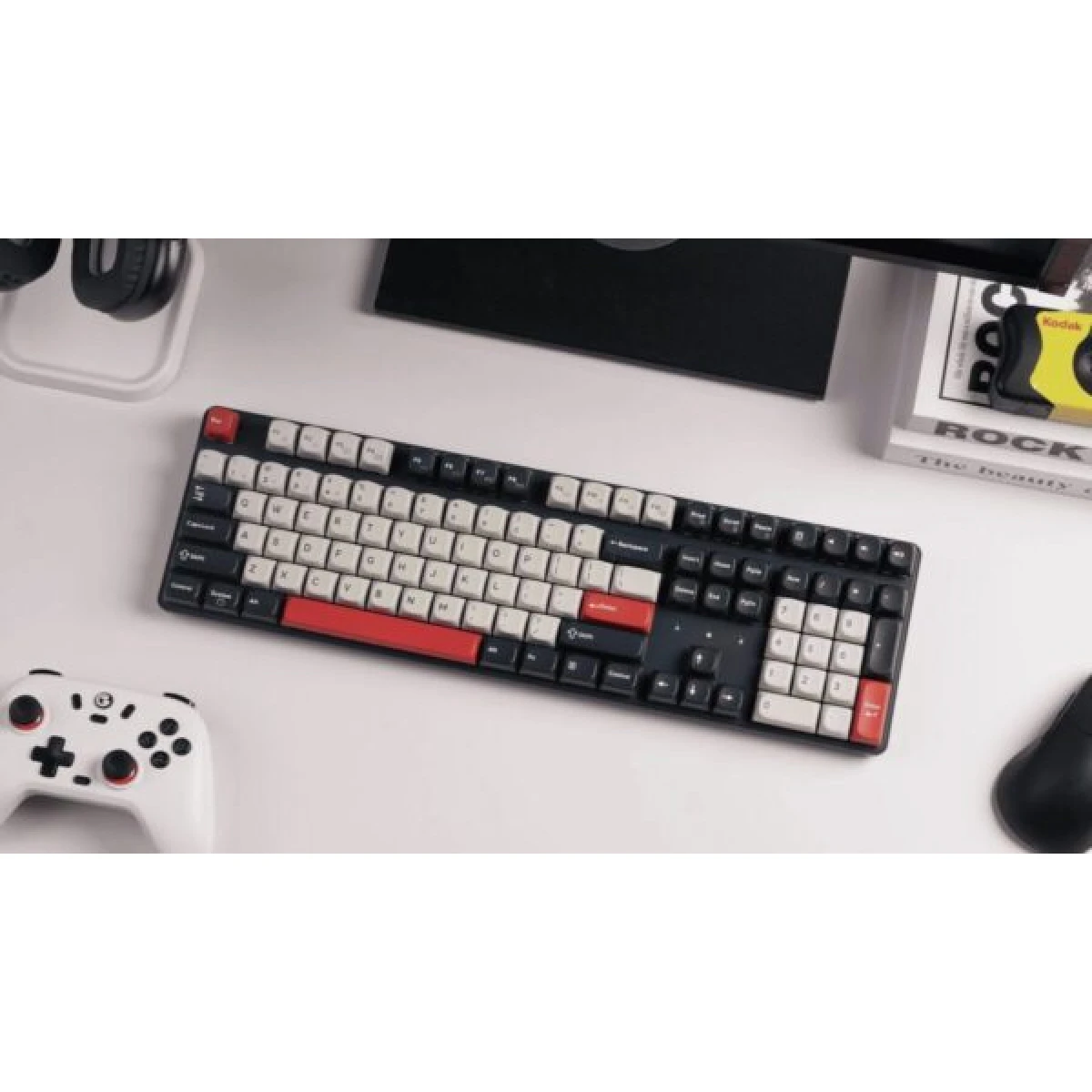 Keychron J5 (KJ5-H4Z) QMK Wireless Mechanical Keyboard Banana Switch Hot-Swap RGB 100% US Dark Blue - Image 5