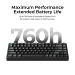 Keychron K2 Ultra (K2U-J3) ZMK Wireless 8K Mechanical Keyboard Brown Switch (Hot-Swap) 75% Us Layout - Image 4