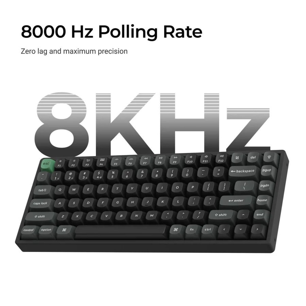 Keychron K2 Ultra (K2U-J3) ZMK Wireless 8K Mechanical Keyboard Brown Switch (Hot-Swap) 75% Us Layout - Image 3
