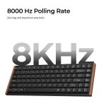 Keychron K3 Ultra (K3U-H3) QMK 8K Wireless Mechanical Keyboard Brown Switch Low Profile Wood Fr. 75% - Image 3