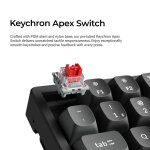 Keychron K8 Ultra (K8U-J1) ZMK Wireless 8K Mechanical Keyboard Red Switch (Hot-Swap) 80% Us Layout - Image 3