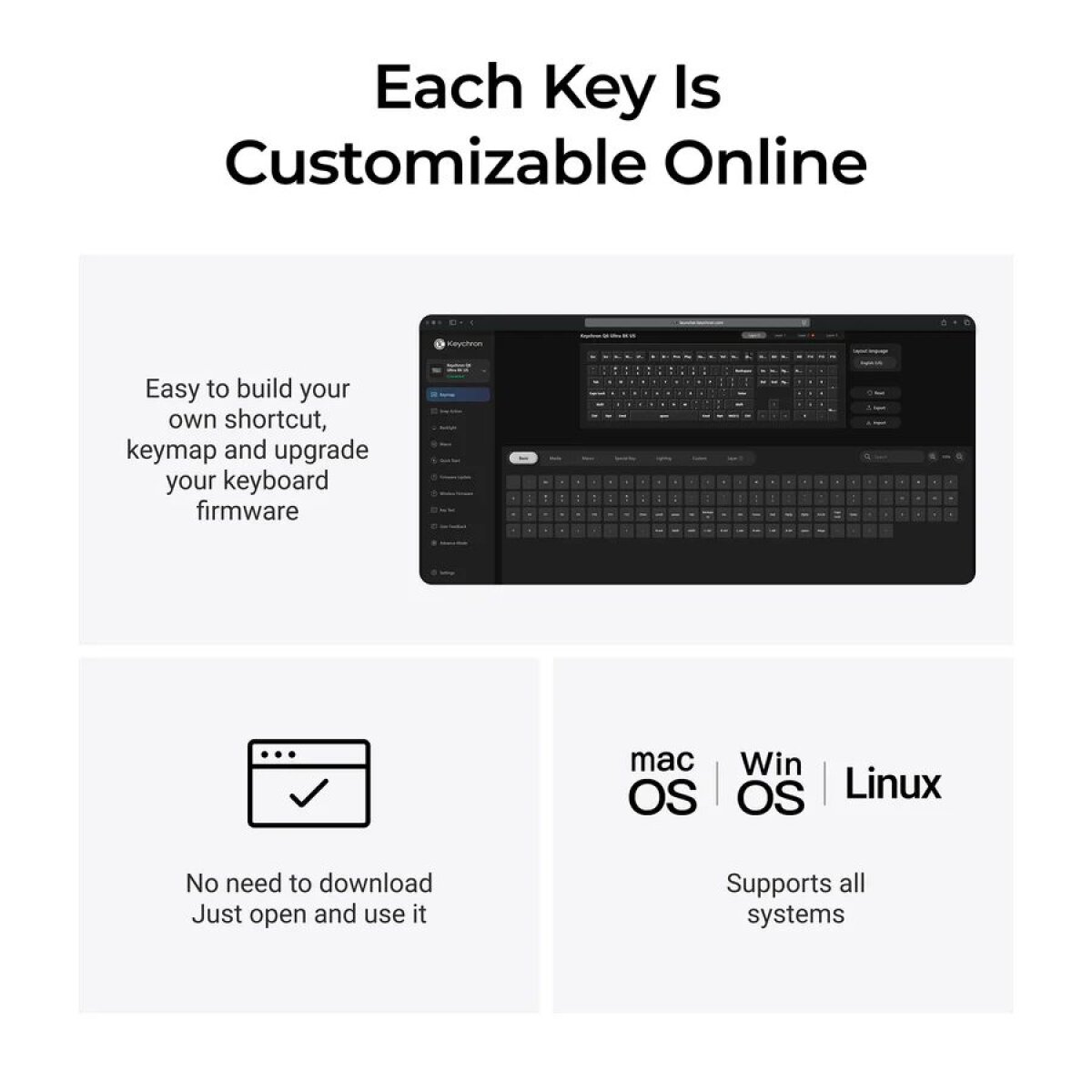 Keychron Q6 Ultra (Q6U-M3) ZMK RGB 8K Wireless Custom Mechanical Keyboard-Brown Switch 100% US - Image 3