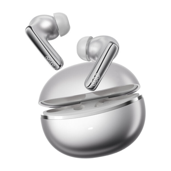 QCY Melobuds N70i ANC Titanium - 56db ANC TWS Hi-Res Earbuds LDAC BT 6.0 IPX5 Wireless charge 50h